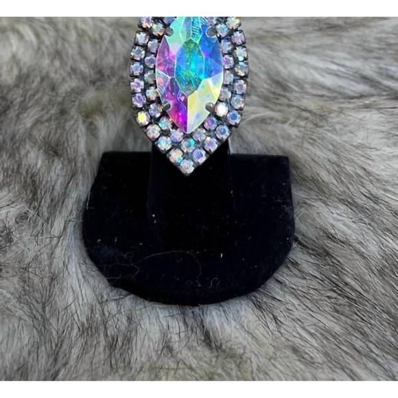 NEW ART BY AMY LABBE diamond art ring in crystal - Picture 1 of 1